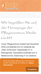 Mobile Screenshot of pflege-vitalis.net