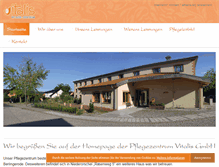 Tablet Screenshot of pflege-vitalis.net